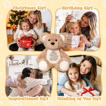 Always Remember You Are Braver - Cuddly Plush Bear