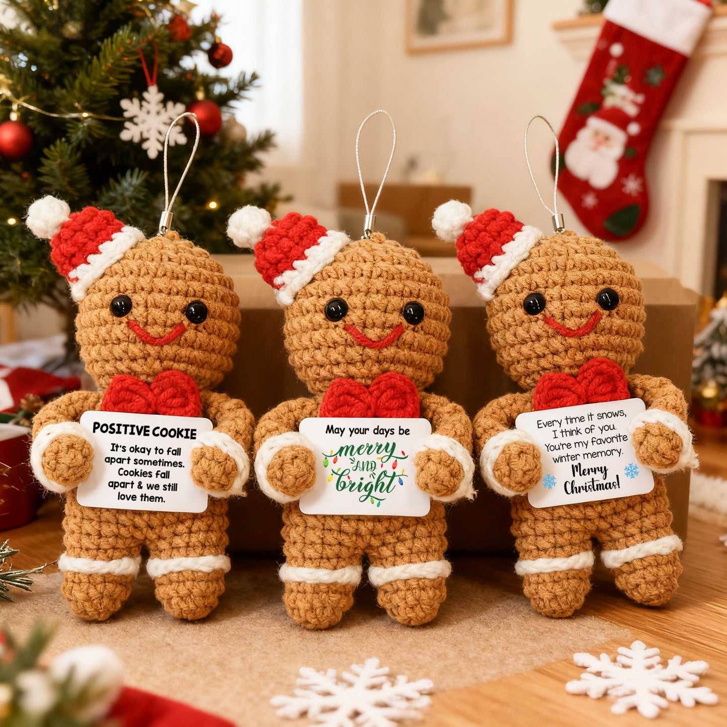 Positive Cookie Crochet Doll