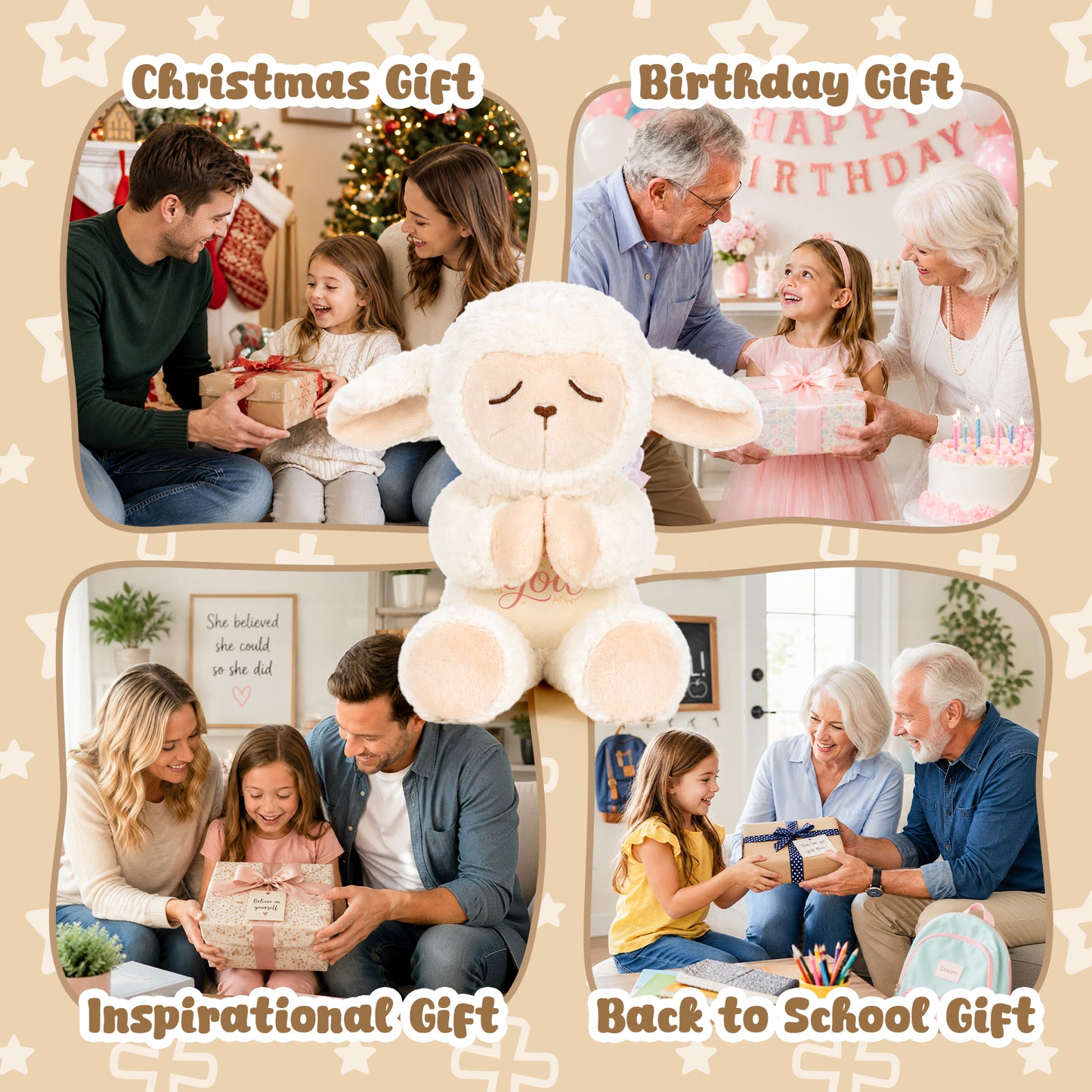 I am a Child of God - Adorabte Lamb Plush