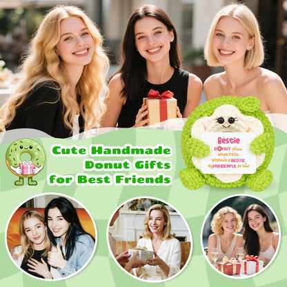 Positive Donut Crochet Doll - For Bestie