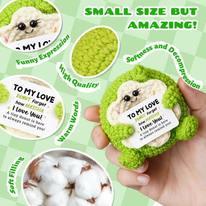 Positive Donut Crochet Doll - To My Love