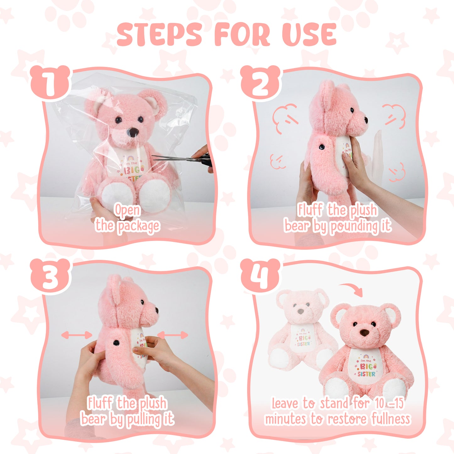 I'm The Big Sister - Cuddly Plush Bear