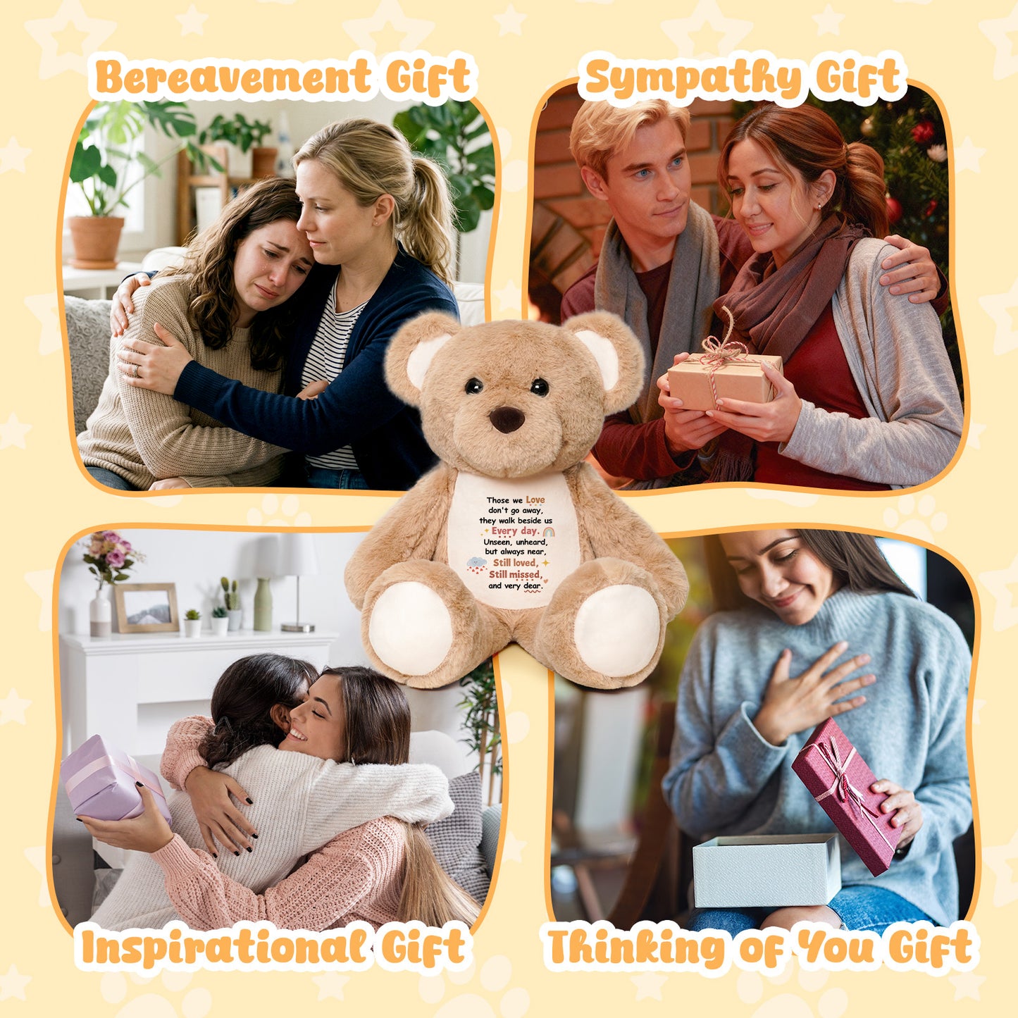 Those We Love Don't Go Away - Cuddly Plush Bear