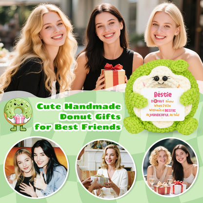 Positive Donut Crochet Doll - For Bestie