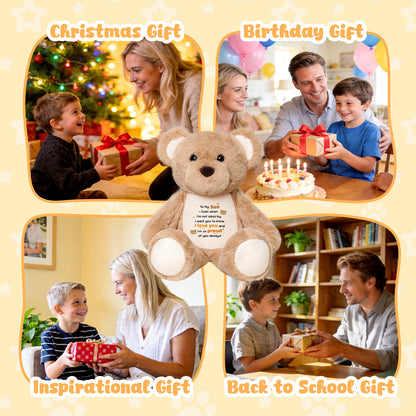 To My Son - Cuddly Plush Bear