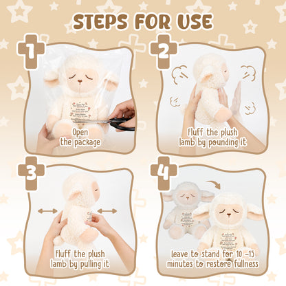 God Thinks of You - Adorabte Lamb Plush