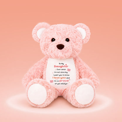 To My Daughter-Pink Bear