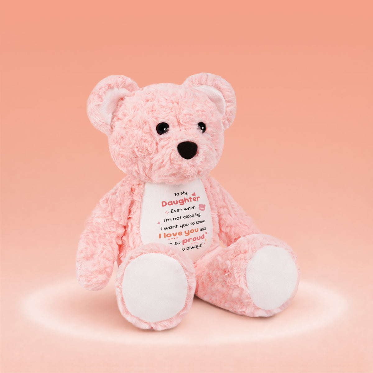 To My Daughter-Pink Bear
